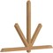 Ekena Millwork Kennewick Timber Gable Bracket, Western Red Cedar, 84"W x 56"H x 3 1/2"D x 3 1/2"F, 16/12 Pitch GBW084X56X0404KEN00SWR - alternate 3